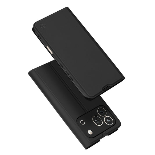 Custodia per Honor 600 Pro, Techsuit, Magskin Book, Nera