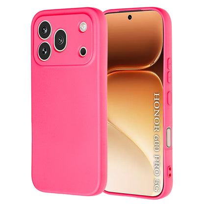 Custodia per Honor 600 Pro, Techsuit, SoftFlex, Rosa Scuro