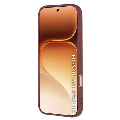 Hülle für Honor 600 Pro, Techsuit, SoftFlex, Weinrot
