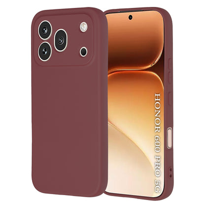 Hülle für Honor 600 Pro, Techsuit, SoftFlex, Weinrot