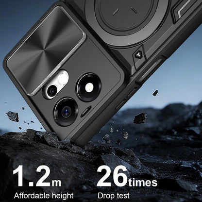 Custodia per Honor 600 Smart, Techsuit, CamGuard Pro, Rossa