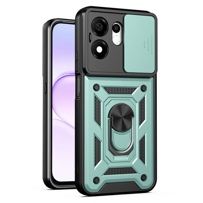 Custodia per Honor 600 Smart, Techsuit, CamShield, Verde
