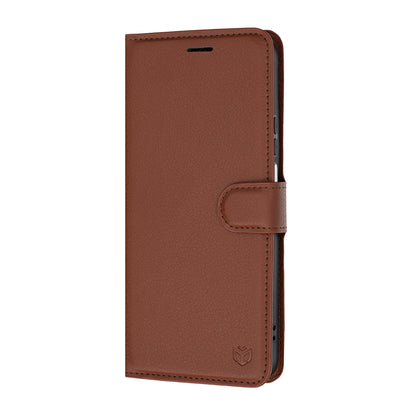 Custodia per Honor 600 Smart, Techsuit, Leather Folio, Marrone