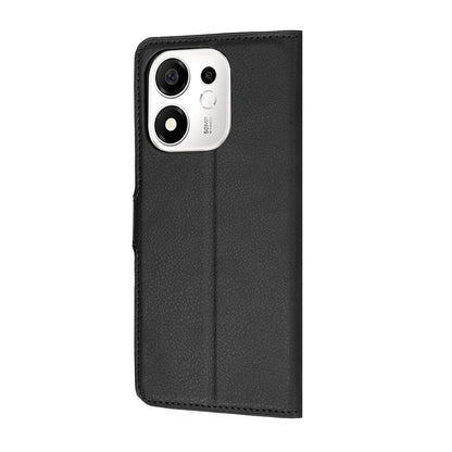 Coque pour Honor 600 Smart, Techsuit, Leather Folio, Noire