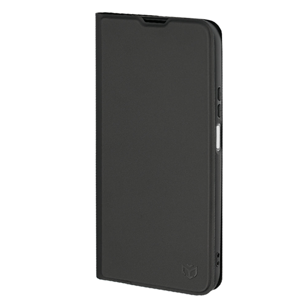 Custodia per Honor 600 Smart, Techsuit, Magskin Book Long Blitz Cutout, Nera