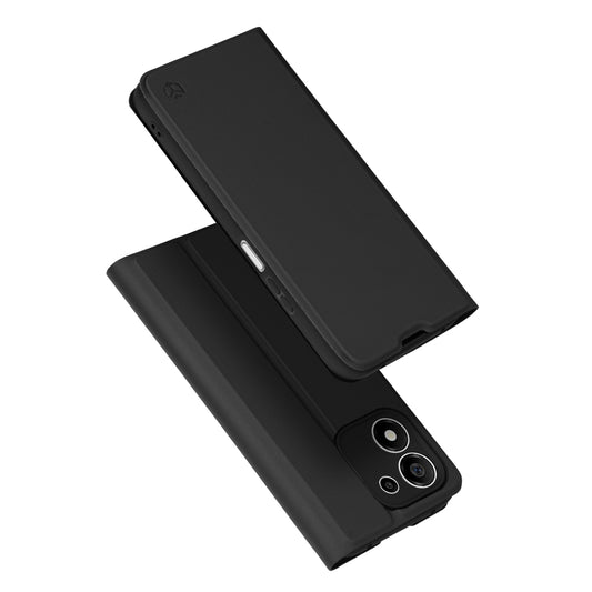 Coque pour Honor 600 Smart, Techsuit, Magskin Book, Noire