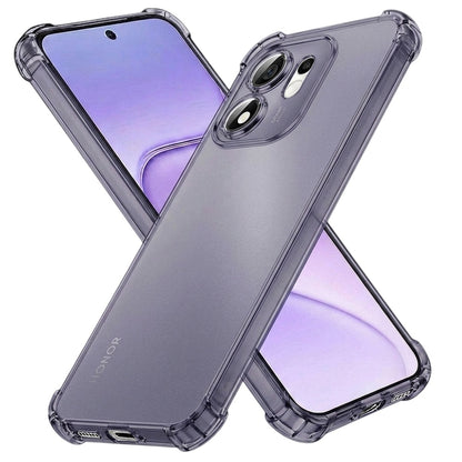 Coque pour Honor 600 Smart, Techsuit, Transparent Antichoc, Fumé