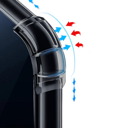 Coque pour Honor 600 Smart, Techsuit, Transparent Antichoc, Fumé