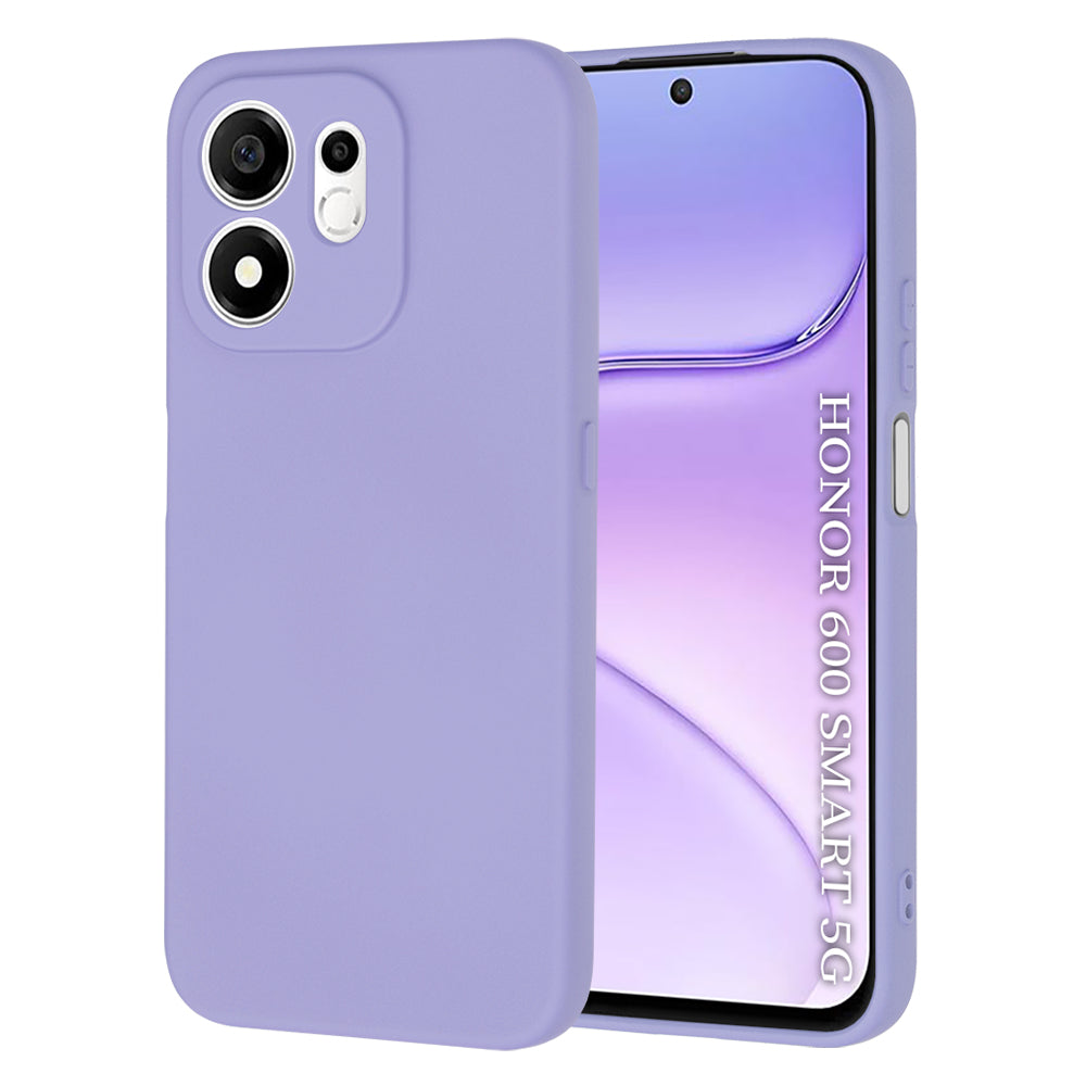 Custodia per Honor 600 Smart, Techsuit, SoftFlex, Viola Chiaro