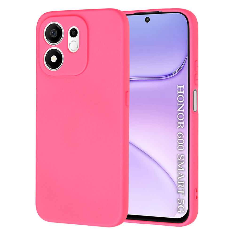 Coque pour Honor 600 Smart, Techsuit, SoftFlex, Rose Foncé