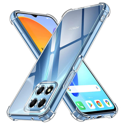 Custodia per Honor 70 Lite / X6 / X8 5G, Techsuit, Shockproof Clear, Trasparente