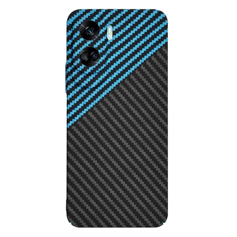 Coque pour Honor 90 Lite, Techsuit, Carbonite FiberShell, Noir Bleu