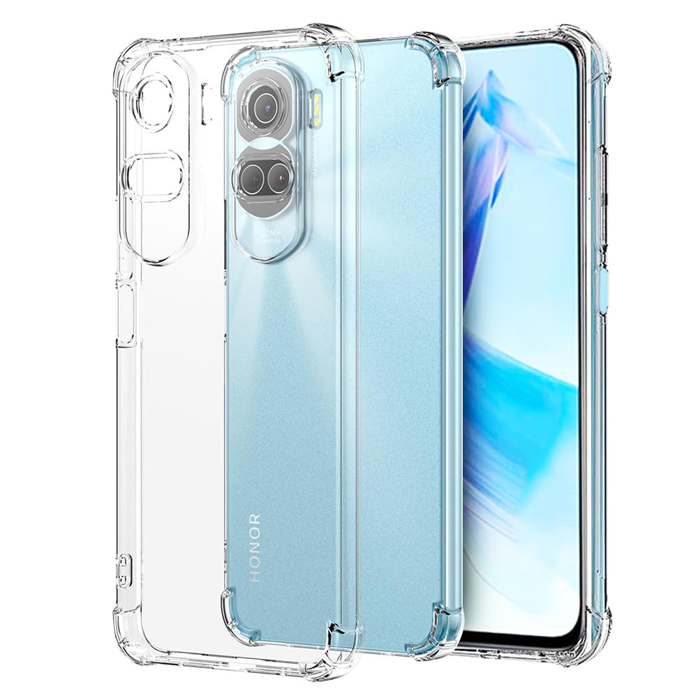 Custodia per Honor 90 Lite, Techsuit, Shockproof Clear, Trasparente