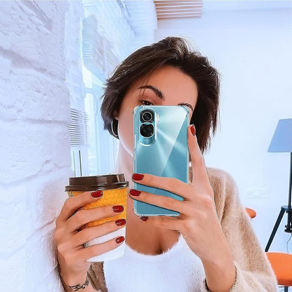 Custodia per Honor 90 Lite, Techsuit, Shockproof Clear, Trasparente