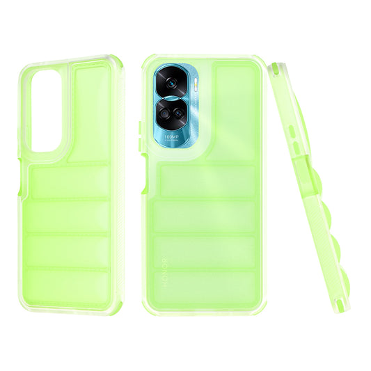 Hülle für Honor 90 Lite, Techsuit, Wave Shield, Grün