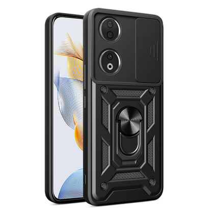 Hülle für Honor 90, Techsuit, CamShield, Schwarz