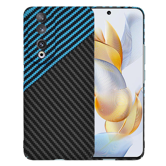 Hülle für Honor 90, Techsuit, Carbonite FiberShell, Schwarz Blau