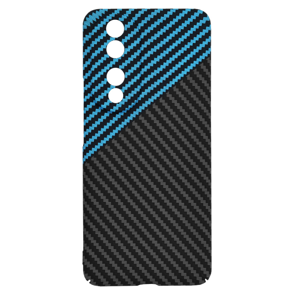 Custodia per Honor 90, Techsuit, Carbonite FiberShell, Nero Bleu