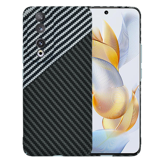 Hülle für Honor 90, Techsuit, Carbonite FiberShell, Schwarz Grau