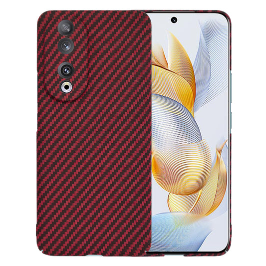 Hülle für Honor 90, Techsuit, Carbonite FiberShell, Rot