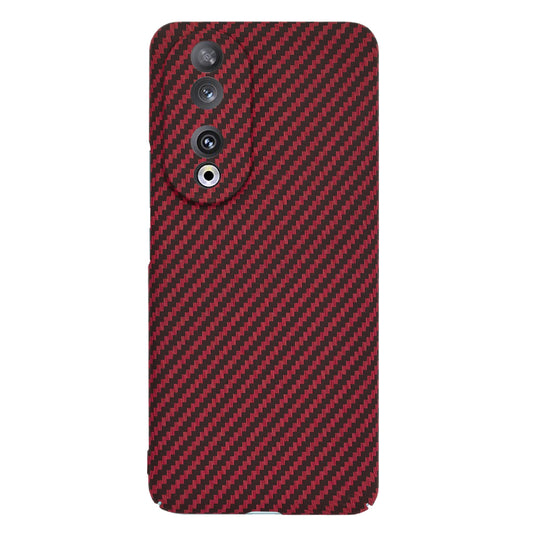 Hülle für Honor 90, Techsuit, Carbonite FiberShell, Rot