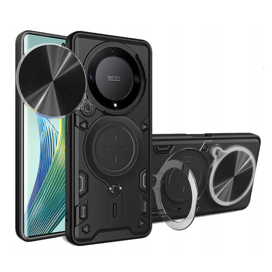 Custodia per Honor Magic5 Lite, Techsuit, CamGuard Pro, Nera