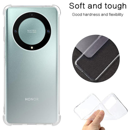 Custodia per Honor Magic5 Lite, Techsuit, Shockproof Clear, Trasparente