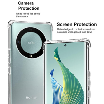 Custodia per Honor Magic5 Lite, Techsuit, Shockproof Clear, Trasparente