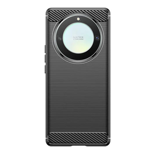 Hülle für Honor Magic6 Lite, Techsuit, Carbon, Schwarz