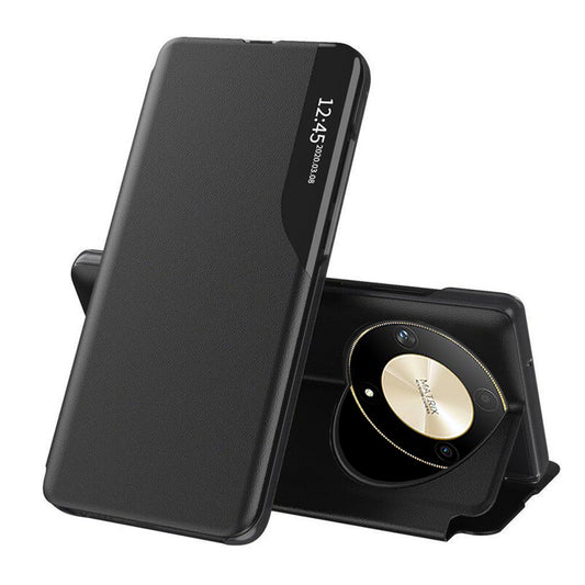 Coque pour Honor Magic6 Lite, Techsuit, eFold, Noire