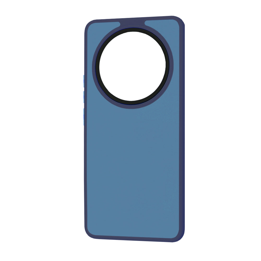 Custodia per Honor Magic6 Lite, Techsuit, HaloFrost, Blu Navy