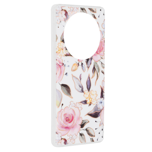 Coque pour Honor Magic6 Lite, Techsuit, Marble, Blanche