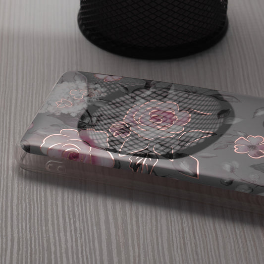 Coque pour Honor Magic6 Lite, Techsuit, Marble, Gris