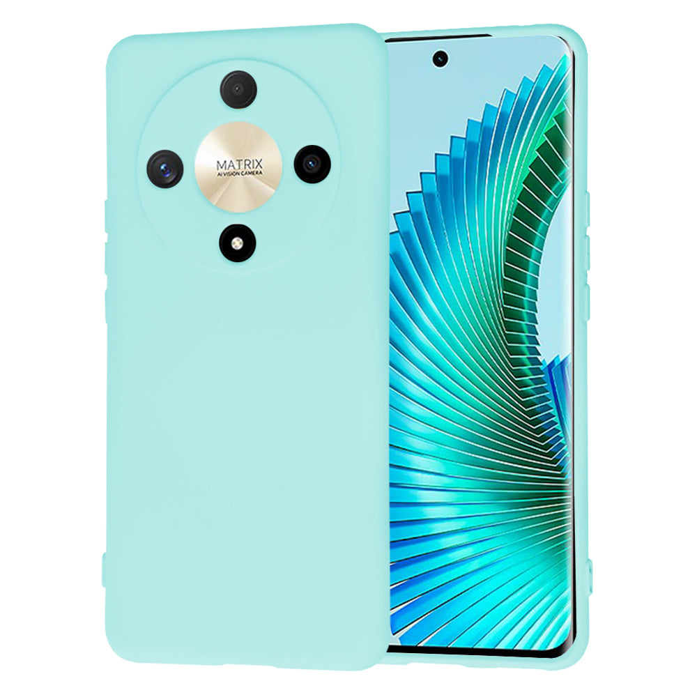 Coque pour Honor Magic6 Lite, Techsuit, SoftFlex, Turquoise