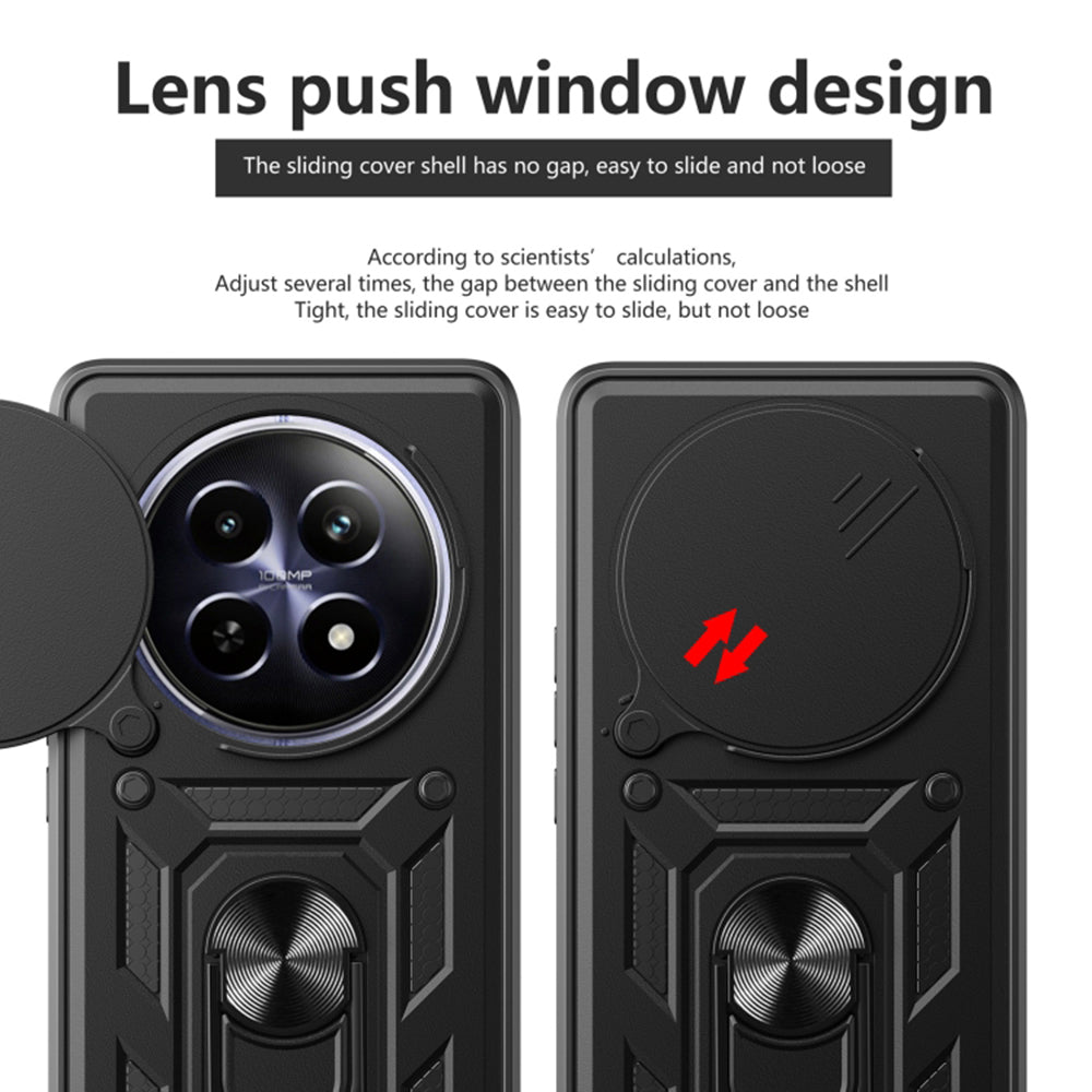 Custodia per Honor Magic6 Pro, Techsuit, CamShield, Nera