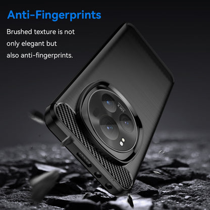 Custodia per Honor Magic6 Pro, Techsuit, Carbonio, Nera
