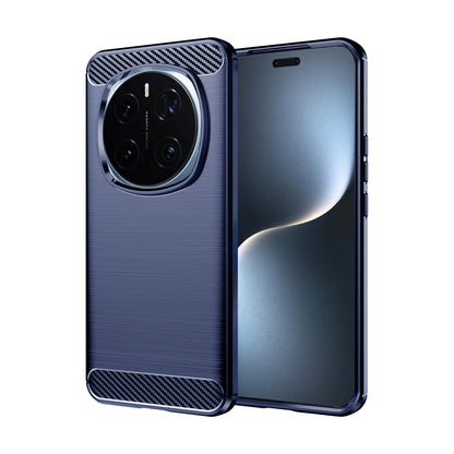 Coque pour Honor Magic7 Pro, Techsuit, Carbone, Bleue