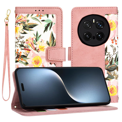 Hülle für Honor Magic7 Pro, Techsuit, FlipCraft, Rosa