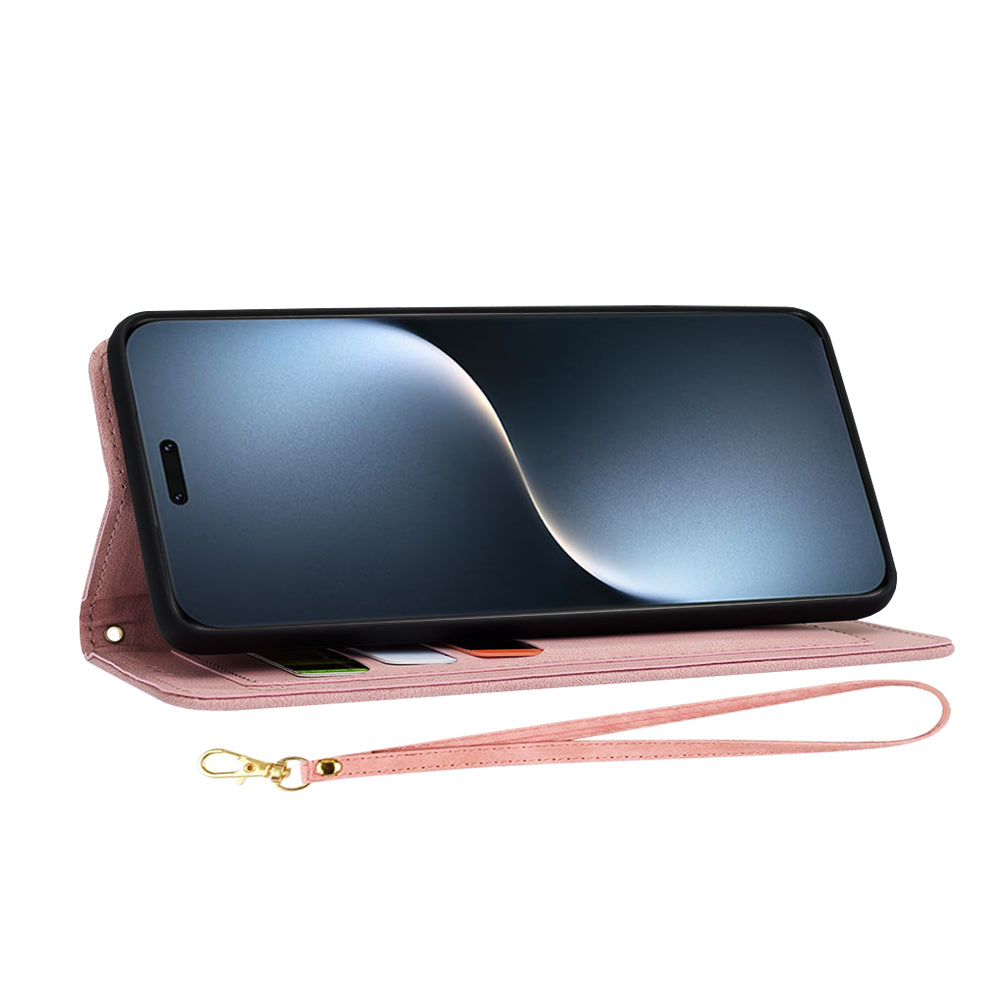 Hülle für Honor Magic7 Pro, Techsuit, FlipCraft, Rosa