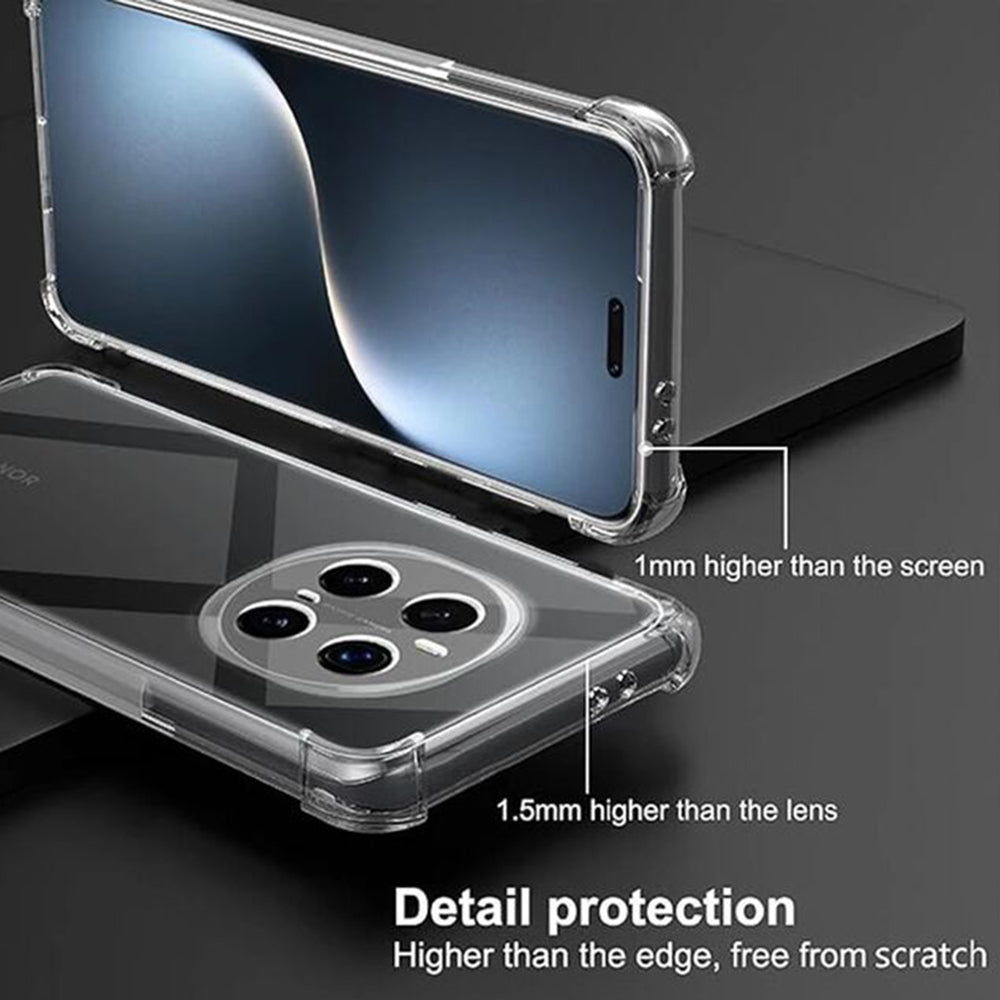Custodia per Honor Magic7 Pro, Techsuit, Shockproof Clear, Trasparente