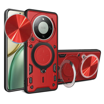 Custodia per Honor Magic8 Lite, Techsuit, CamGuard Pro, Rossa