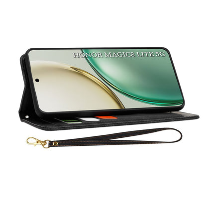 Custodia per Honor Magic8 Lite, Techsuit, FlipCraft, Nera