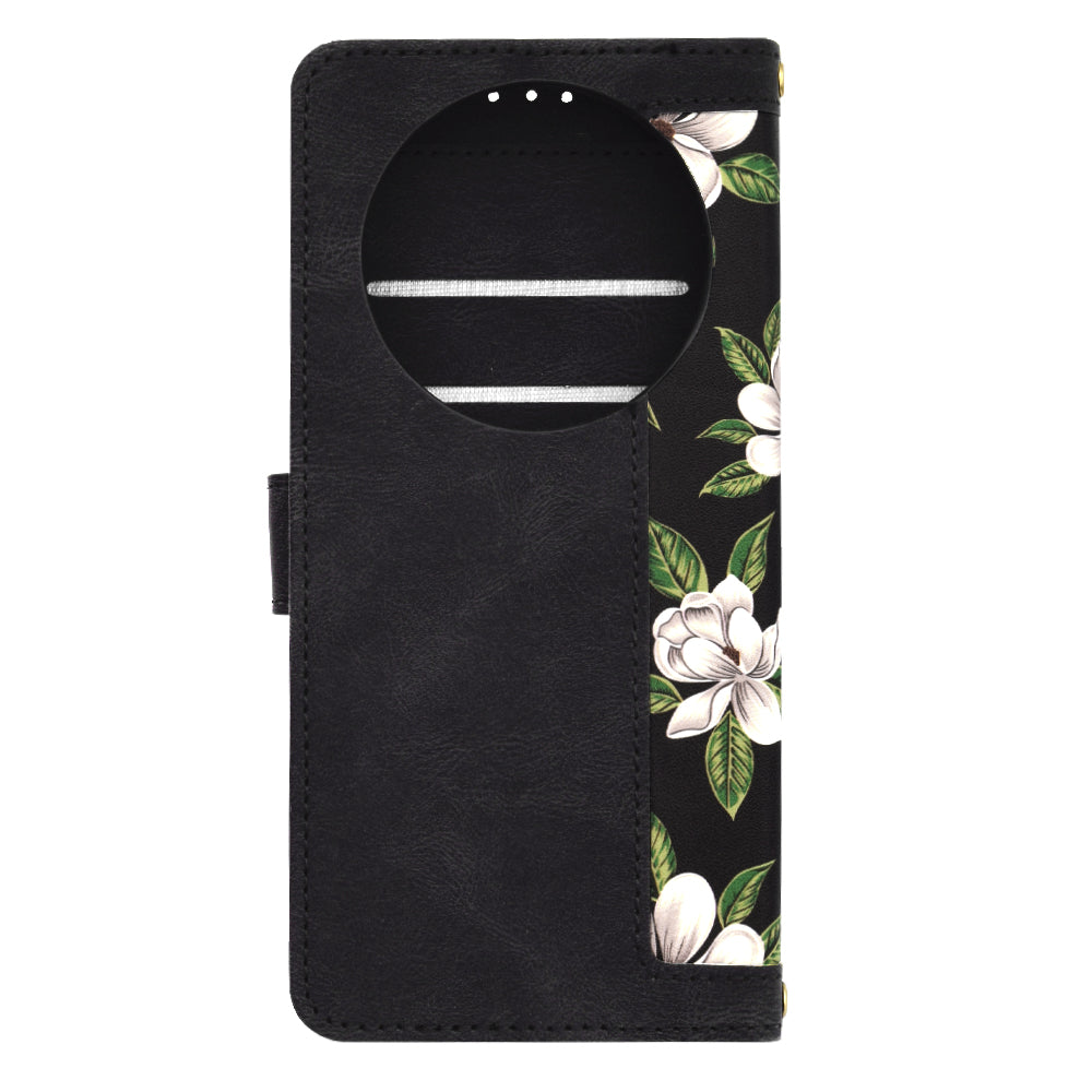 Custodia per Honor Magic8 Lite, Techsuit, FlipCraft, Nera