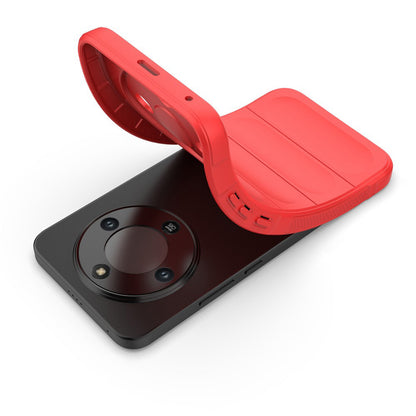 Étui pour Honor Magic8 Lite, Techsuit, Magic Shield, Rouge