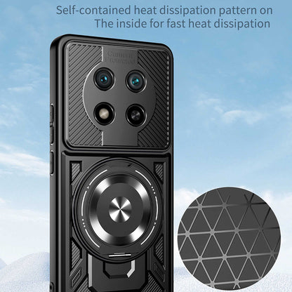 Custodia per Honor Magic8 Lite, Techsuit, RuggedCam, Blu