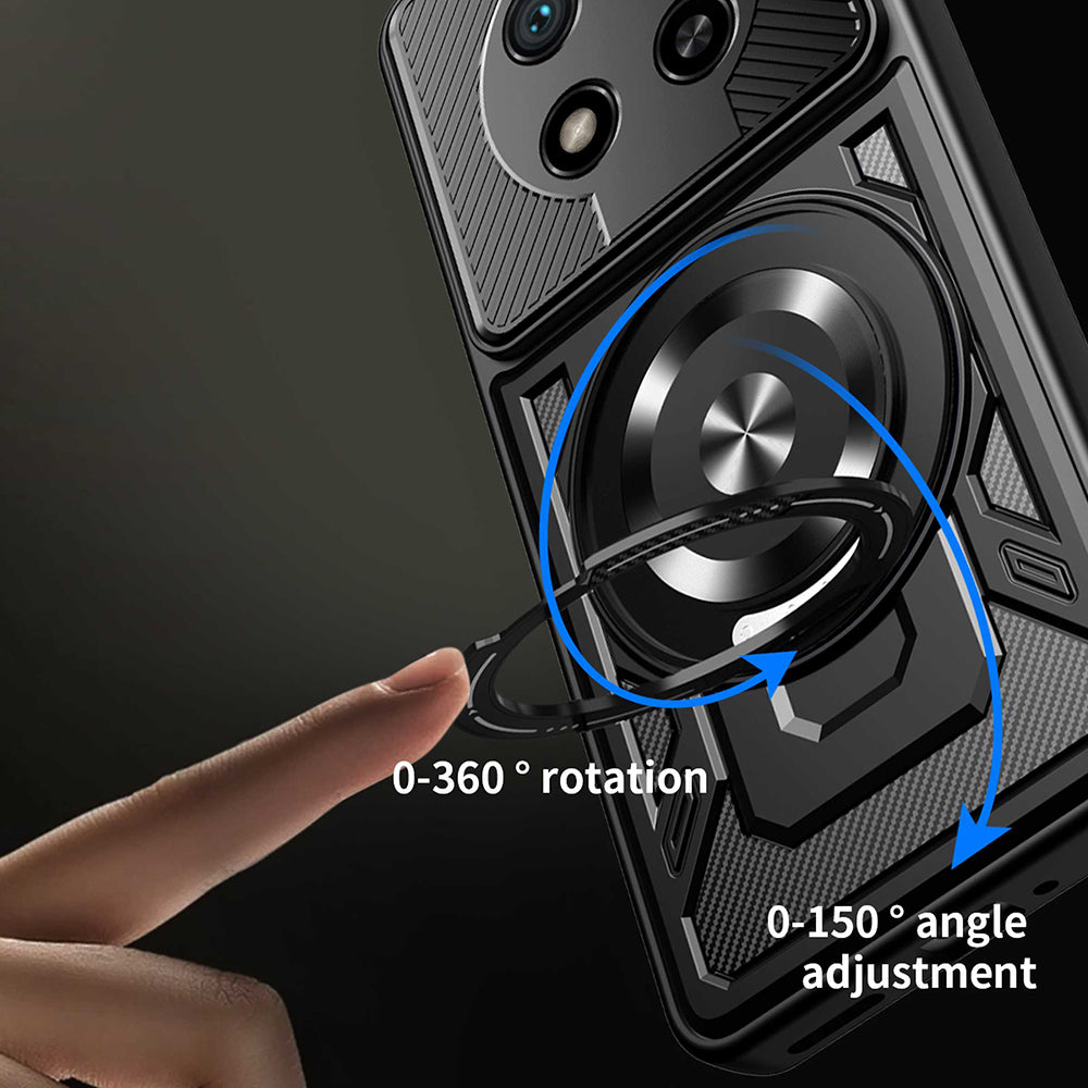 Custodia per Honor Magic8 Lite, Techsuit, RuggedCam, Viola