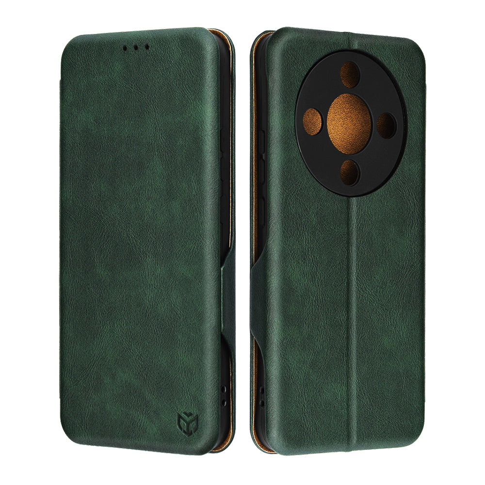 Housse pour Honor Magic8 Lite, Techsuit, Safe Wallet Plus, Vert.