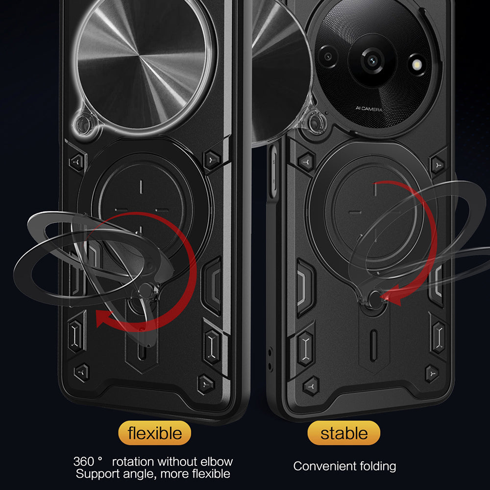 Étui pour Honor Magic8 Pro, Techsuit, CamGuard Pro, Rose Doré