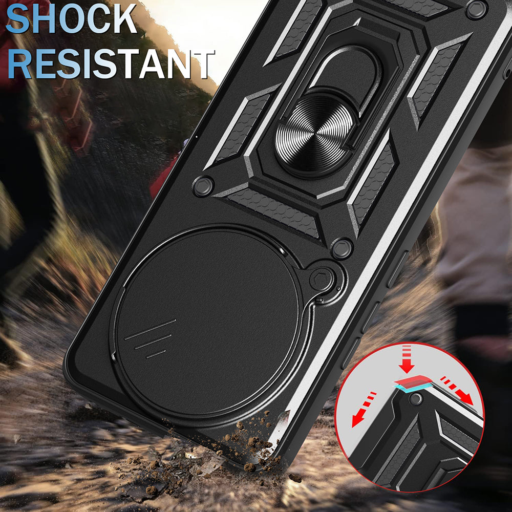 Custodia per Honor Magic8 Pro, Techsuit, CamShield, Rosa Dorato