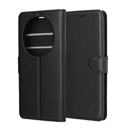 Custodia per Honor Magic8 Pro, Techsuit, Leather Folio, Nera